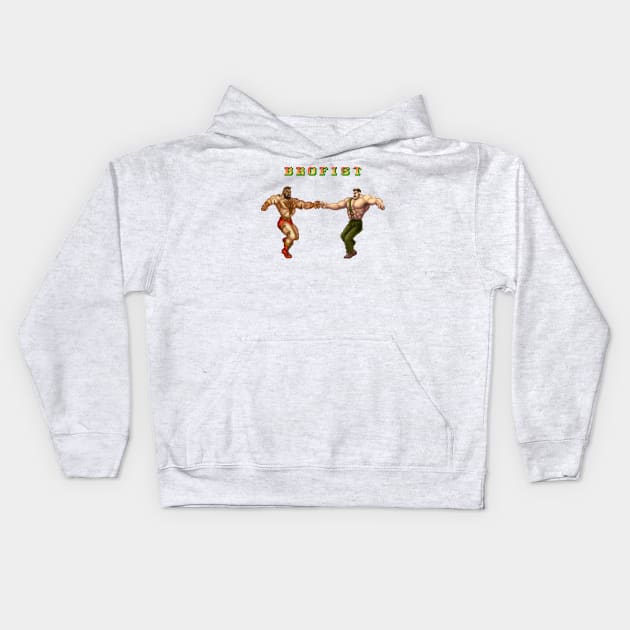 Brofist Kids Hoodie by Nerd_art